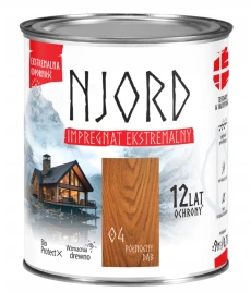 NJORD IMPREGNAT EKSTREMALNY PÓŁNOCNY DĄB 0,75L 12LAT