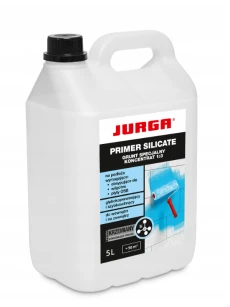 JURGA PRIMER SILICATE 5L Specjalistyczny głębokopenetrujący preparat gruntujący na podłoża chłonne i niechłonne.