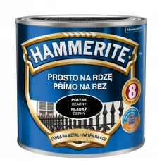 FARBA HAMMERITE CZARNA POŁYSK 0,7L