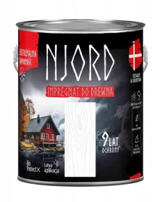 NJORD IMPREGNAT DO DREWNA ŚNIEGI PÓŁNOCY  5L  9LAT