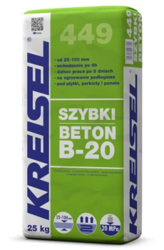 KREISEL SZYBKI BETON B-20 25KG