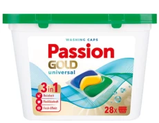 KAPSUŁKI DO PRANIA PASSION GOLD 28 SZT 3W1 UNIWERSALNY