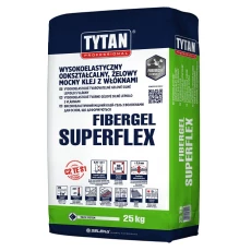 TYTAN KLEJ ŻELOWY WYSOKOELASTYCZNY Z WŁÓKNAMI SUPERFLEX GEL 25KG