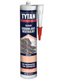 TYTAN SILIKON BUDOWLANY NEUTRALNY 280ML BRĄZOWY