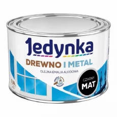 JEDYNKA DREWNO I METAL MAT CZARNY 0,36L