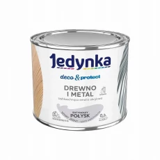 JEDYNKA DECO & PROTECT DREWNO I METAL SATYNOWY POŁYSK SZARY JASNY 0,2L