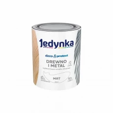 JEDYNKA DECO & PROTECT DREWNO I METAL MAT BIAŁY 5L