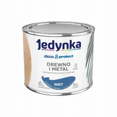 JEDYNKA DECO & PROTECT DREWNO I METAL MAT NIEBIESKI CIEMNY 0,2L