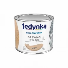 JEDYNKA DECO & PROTECT DREWNO I METAL MAT BEŻOWY 0,2L