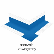 SIMEPLAST QSEAL TAPES NAROŻNIK ZEWNĘTRZNY NIEBIESKI