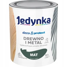 JEDYNKA DECO & PROTECT DREWNO I METAL MAT ZIELONY CIEMNY 0,7L