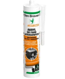 DEN BRAVEN AKRYL DO FARB LATEKSOWYCH BIAŁY 280ML