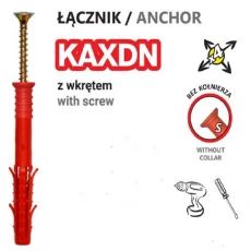 AMEX KOŁEK WKRĘCANY KAXDN 8x120/C/F (4 SZT)