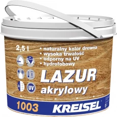 KREISEL 1003 LAZUR AKRYLOWY JASNY ORZECH 2,5L