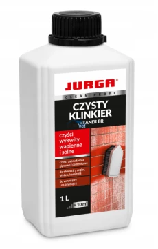 JURGA CLEANER BR 1L Preparat do czyszczenia klinkieru i dachówki z wykwitów wapiennych i cementowych